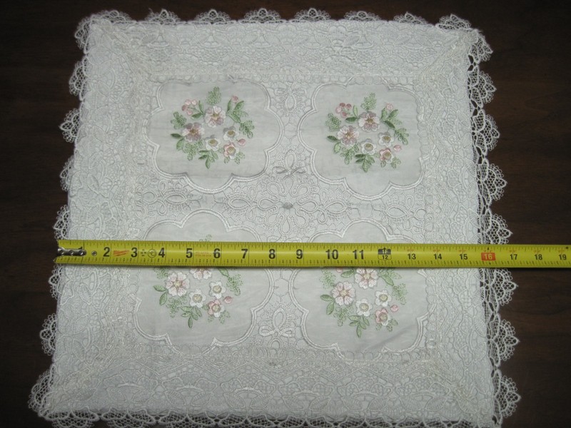 Lace 16x16 in Toss Pillow Cover Decor Removable Cover Very Pretty