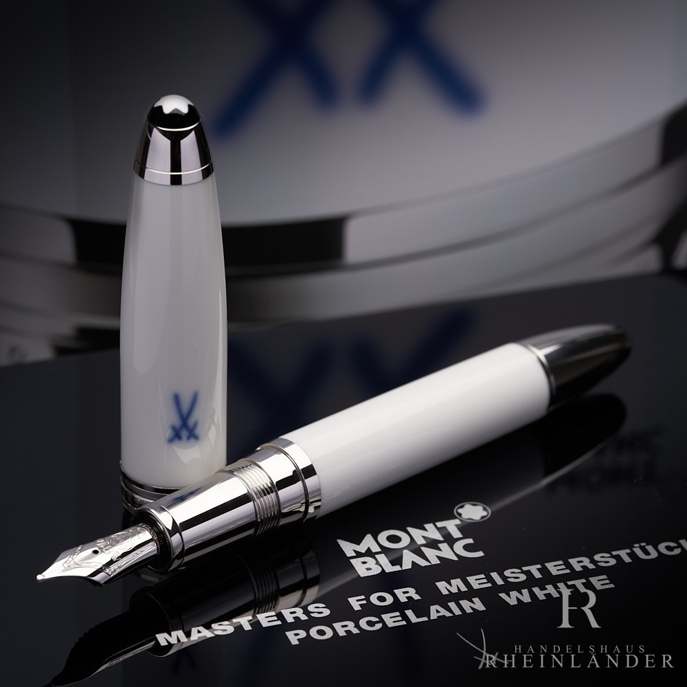 Montblanc Masters for Meisterstück aus Meissen Porcelain Fountain