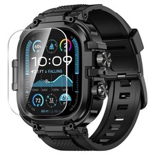 Rugged Case with Band for Apple Watch Ultra 3/2/1 49mm, Military Grade Shockp...