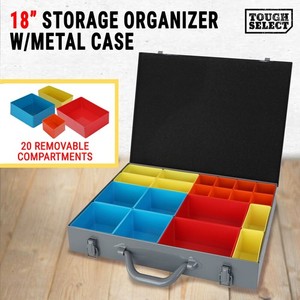 Storage Organiser 18" Metal Case with 20 Bins $18.36 ($52) + more up to 65% off eBay AU deals