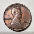 1964 Lincoln Memorial Small Cent l on edge Circulated US One Cent Coin  — photo 1
