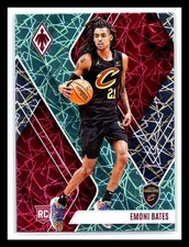 Emoni Bates-2023/24 Panini Phoenix Teal Lazer RC #287 Cavaliers