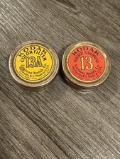 Lot Of Two Antique Eastman Kodak Color Filters 13 And 13A Portrait Attachment