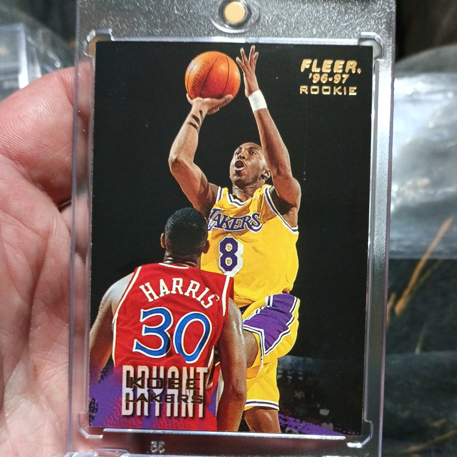 1996-97 Fleer Kobe Bryant #203 (RC) Rookie Card Immaculate Condition 