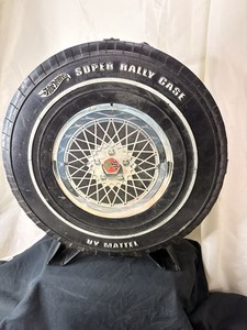 Hot Wheels vintage rare Mattel Super Rally Case Scale Plastic Black Display Case