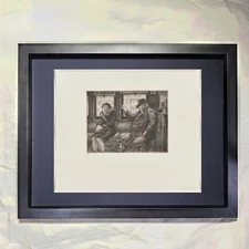 Reginald Marsh "2nd Ave, El." CUSTOM FRAMED Art