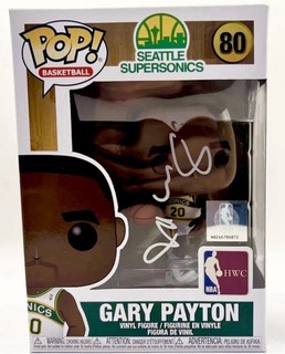 GARY PAYTON Signed Autographed Funko POP 80 Seattle SuperSonics JSA QQ63105