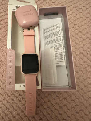 Tikkers Smart Watch S10 TKS10-0001 Pink Silicone Strap With Earbuds Set  UK