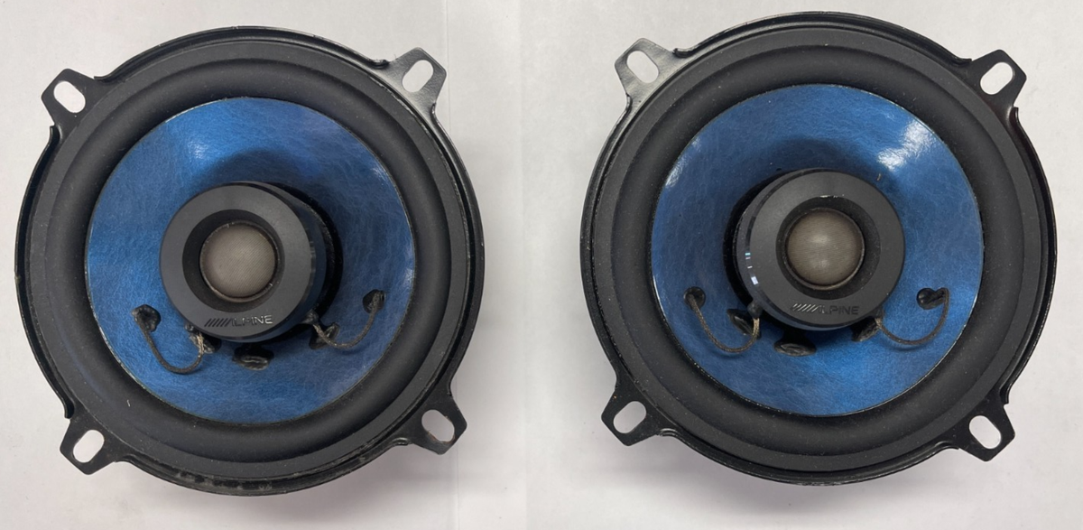 Alpine SPR-132A 5.25 Inch 120 Watts 4 Ohm Speaker Made In Japan