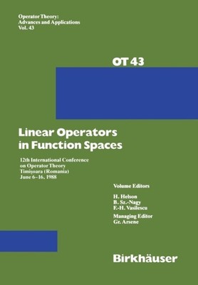 Arsene - Linear Operators in Function Spaces   12th International Conf - X555z