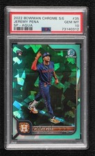 2022 Bowman Chrome Sapphire Image Variation Aqua 97/99 Jeremy Pena PSA 10 0zb7