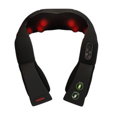 Fitrx Cordless Shiatsu Shoulder, Back, and Neck Massager with Heat