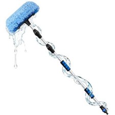 5-12 Foot 20ft Reach Car Wash Brush with 12-Inch Soft Bristle, On/Off