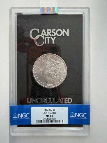 GSA Hoard 1883-CC  Morgan Silver Dollar MS63