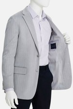Tommy Hilfiger Men's Gray Modern-Fit Herringbone Sport-Coat Jacket Size 40R