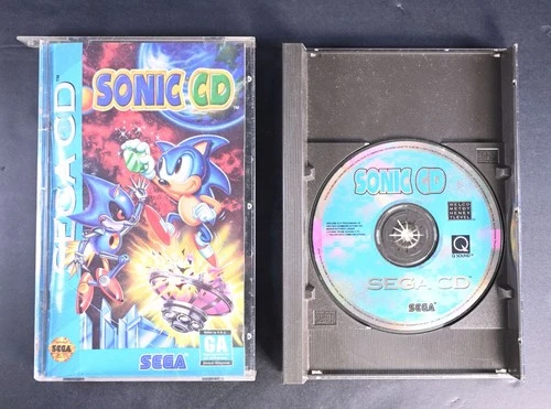 Sega CD: Sonic CD Complete! CD NM, Manual damaged Video Game