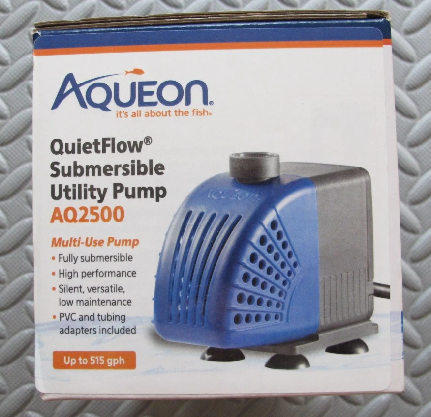 Bomba utilitaria sumergible Aqueon QuietFlow AQ2500 515-GPH Foto 3 de 4