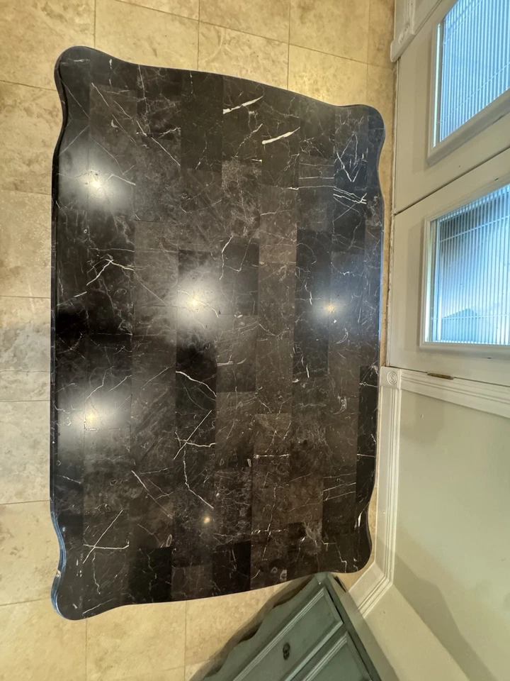 Impresionante y nueva mesa de centro de mármol real Foto 3 de 3