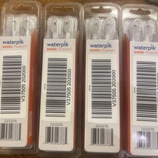 Lot of 4 4 pack Waterpik Sonic Fusion Compact Flossing Replacement brush heads