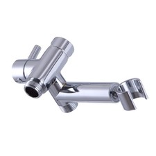 Solid Metal Shower Arm Diverter with Handshower Mount for Hand Held Showerhea...
