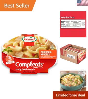 #ad Satisfying Chicken amp; Noodles Pack of 7 Quick Microwave Meals for Work $29.69