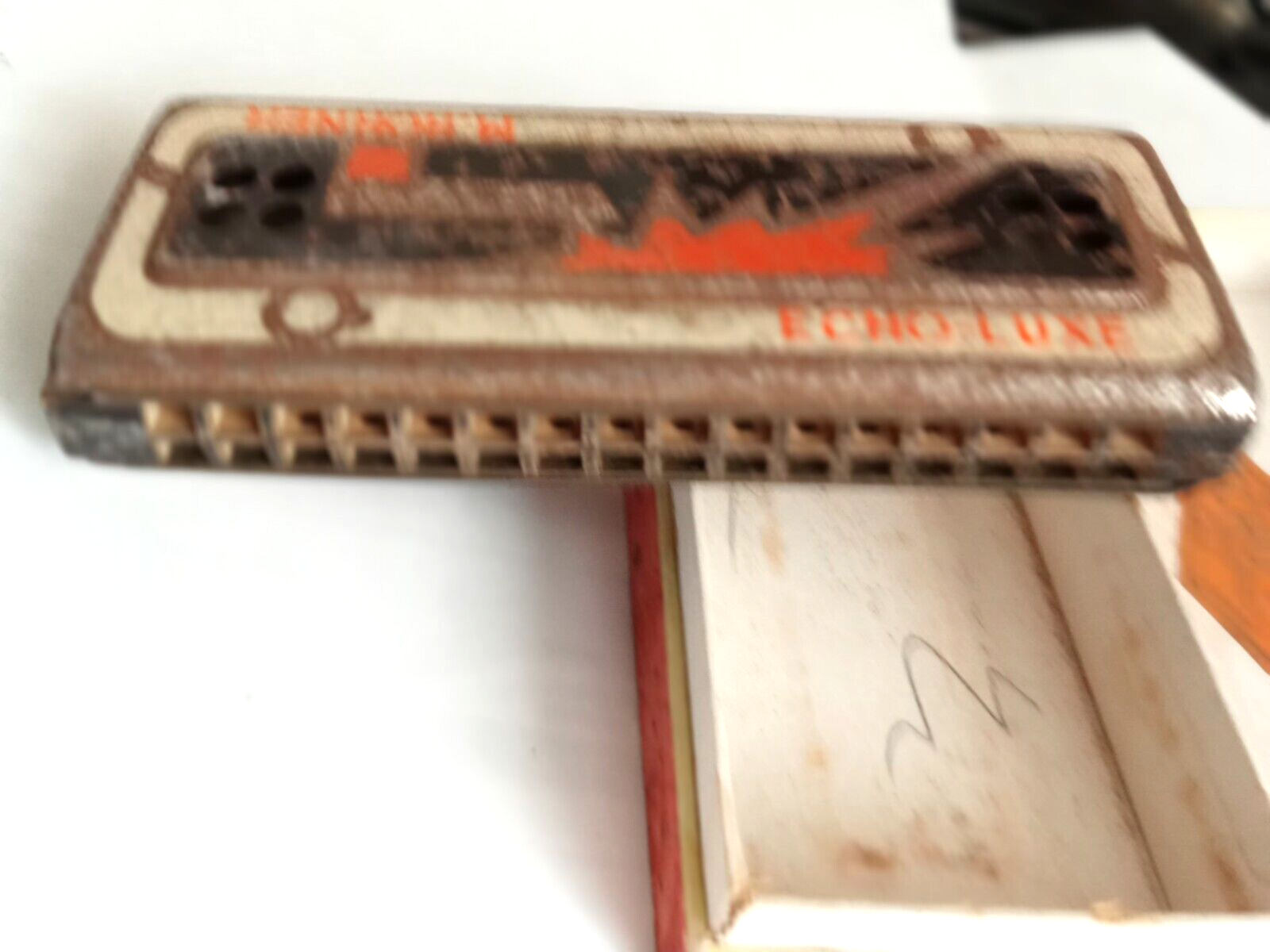 HARMONICA ANCIENNE M.HOHNER ECHO LUXE AVEC SA BOITE eBay