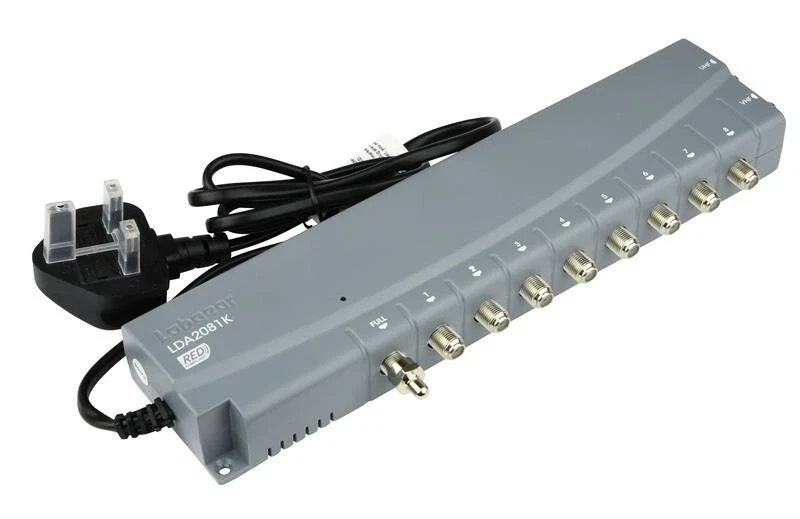 Labgear 8-Output TV Aerial Amplifier 4G-5G Filtered Professional Signal Booster - Image 3 of 3