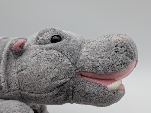 Build a Bear Gray Hippo Plush 2013 Stuffed Animal Toy - Imagen 10 de 13