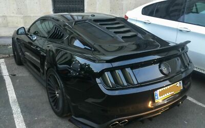 Sport Racing Carbon Fiber Rear Bumper Diffuser Splitter Canard For Ford Mustang 2008-2020