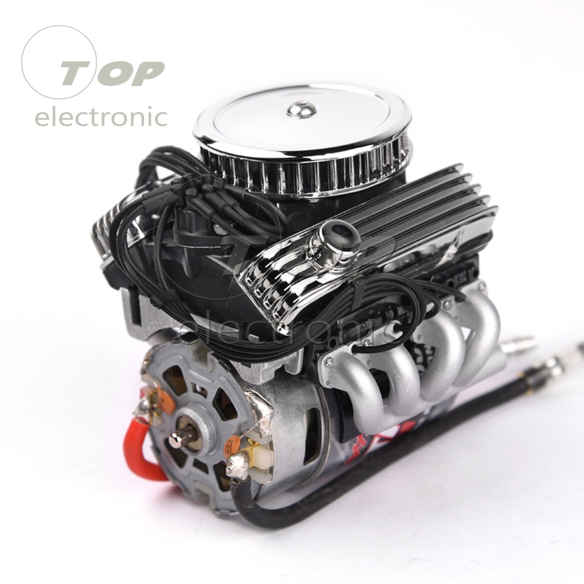 Simulate V8 Engine Motor F82 Motor Cooling Fan For 1/10 RC Crawle SCX10  RC4WD | eBay