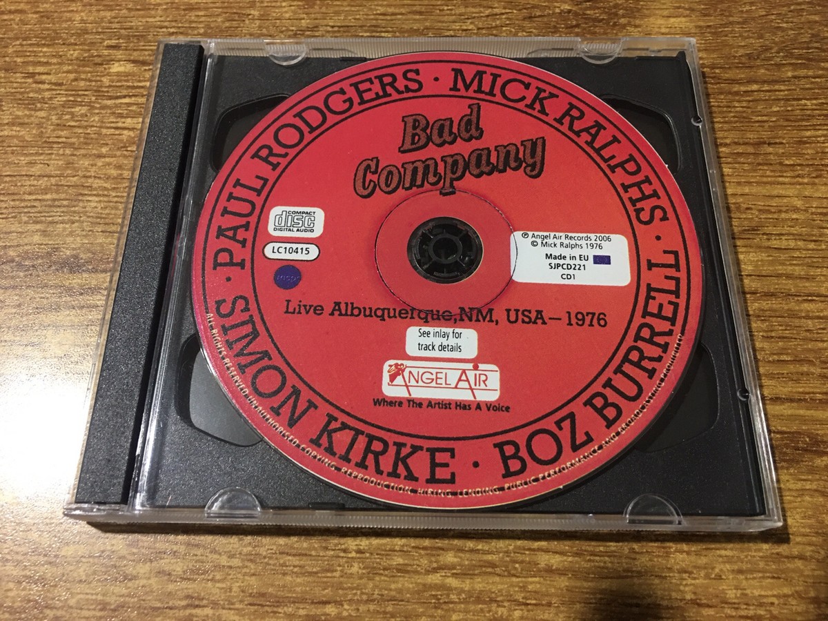 Live in Albuquerque 1976 by Bad Company (CD, Jun-2006, 2