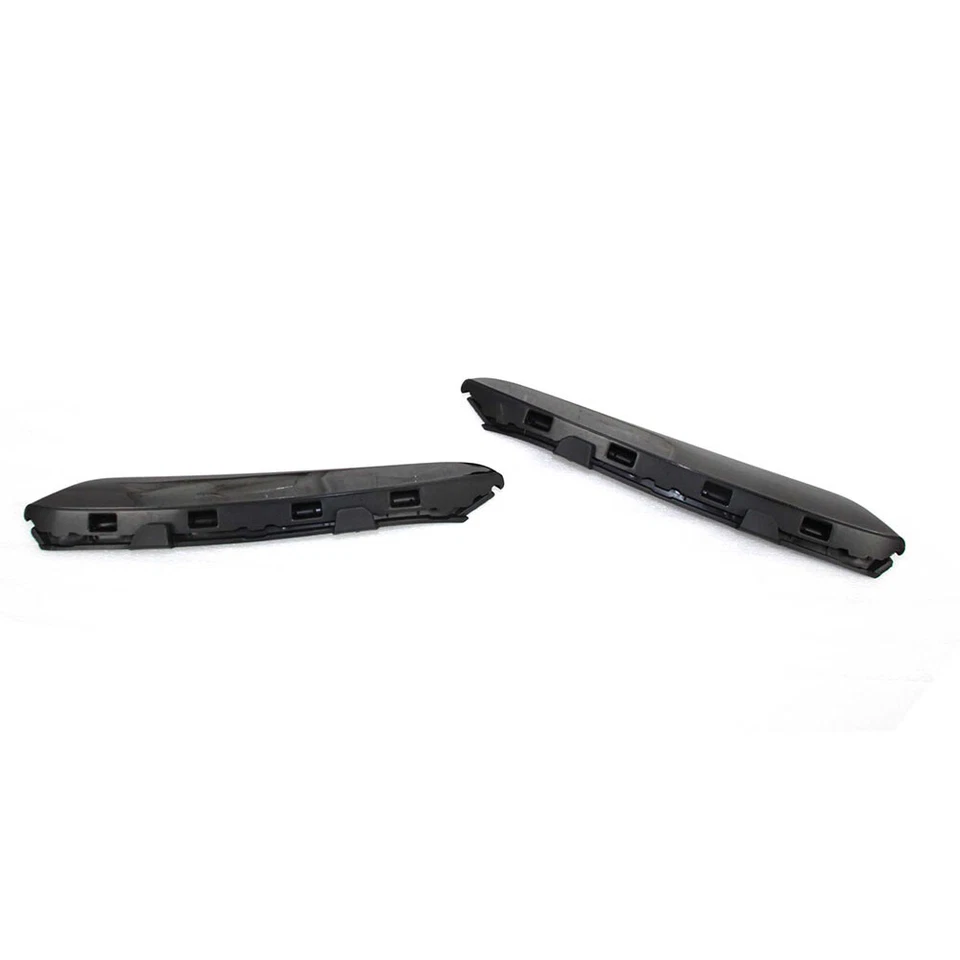 Glossy Black For Mercedes BENZ A Class W177 Front Bumper Flaps Splitter 2PCS Foto 3 de 4