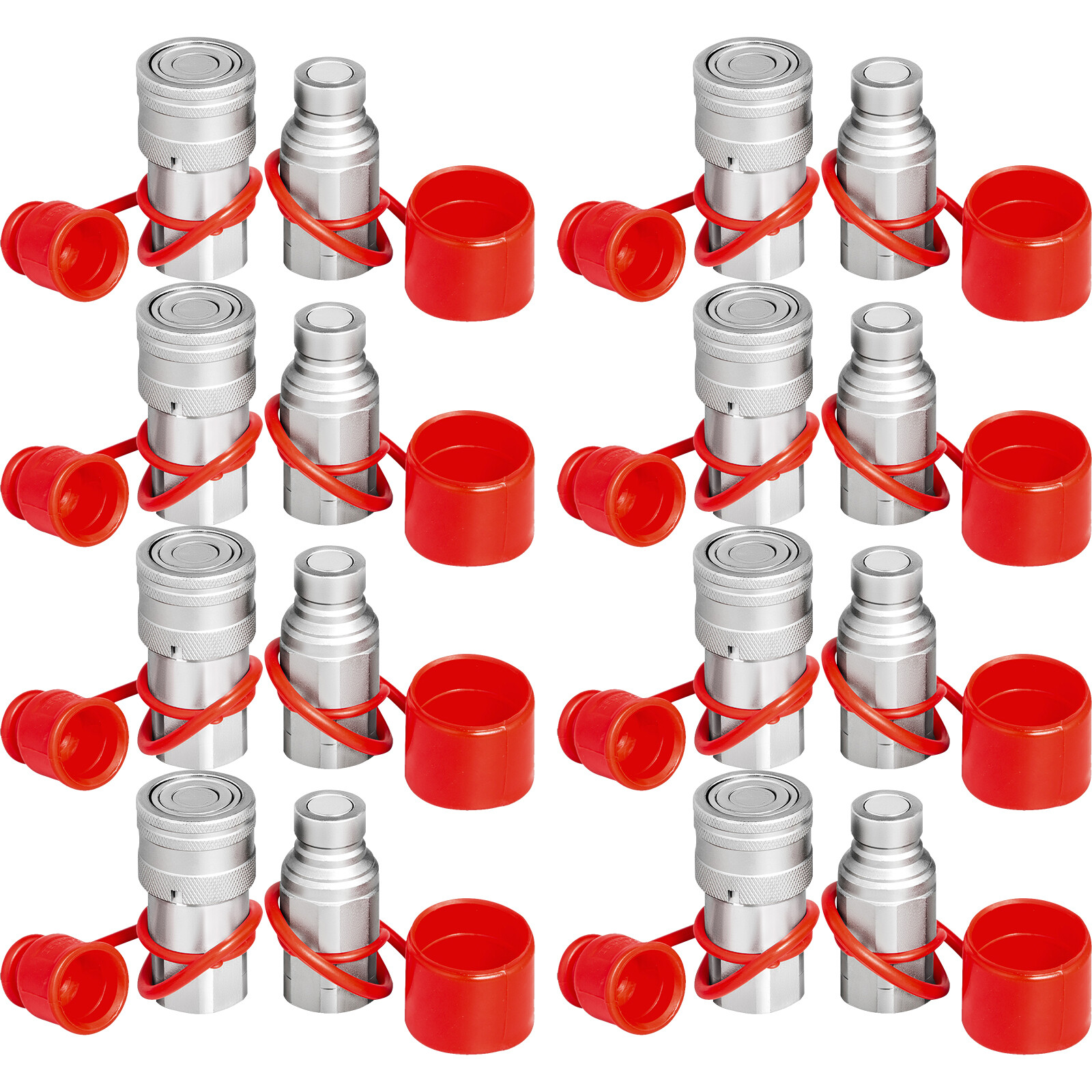 Coupleur hydraulique rapide 1/2 NPT raccord femelle 27.6 MPa