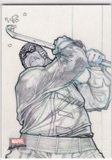 2018 Upper Deck Marvel Masterpieces Wrecker Preliminary Art