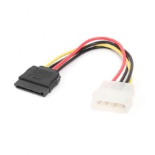 Molex To SATA Adapter Power Cable Converter 15cm 4-pin 4pin Molex Connector IDE