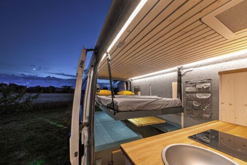 Movano Campervan L3H2/ Werks-Garantie/ Hubbett/Standheizung/ PV/ AHK/ uvm - Bild 6 von 24