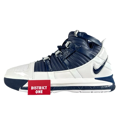 Nike Zoom LeBron 3 Retro Midnight Navy - Size 9.5 - AO2434 103