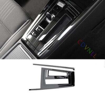 Console Gear Shift Frame Cover Trim Fit For VW Golf MK8 2020-2021 Black Titanium
