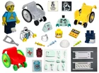 LEGO MEDICAL EQUIPMENT ~ Hospital Doctor Nurse Wheelchair Crutch X-Ray Cast  NEW