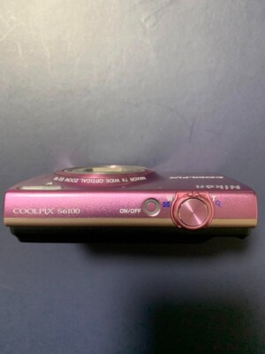 Nikon COOLPIX S6100 Gloss Pink 20.0MP Digital Camera 7x zoom