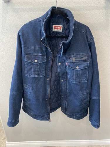 mens levis Premium quilted jean button 