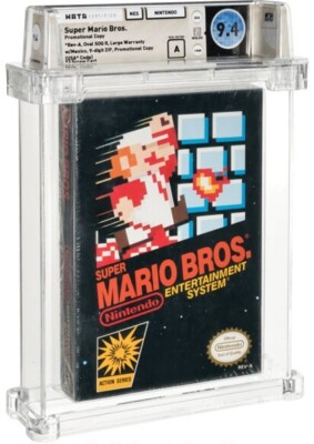 1985 Nintendo NES Super Mario Bros. WATA 9.4. Brand New Sealed