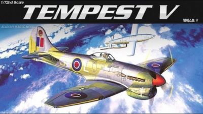 HAWKER TEMPEST MK.V (RAF & FREE FRENCH FLIGHT /CLOSTERMANN/ MKGS) 1/72 ACADEMY