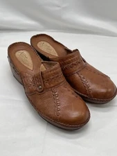Clark’s Artisan Clog Woman’s 9M Leather Brown