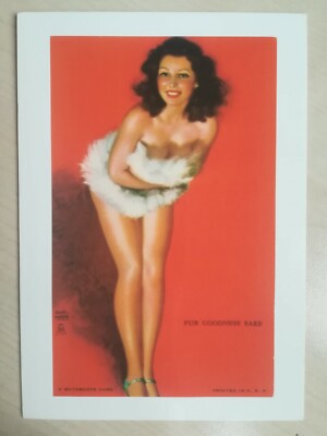 ux143 CPM um 1990 Pin Up Dessin Earl Moran - Fur Goodness Sake