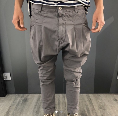 pantaloni cavallo basso uomo | eBay