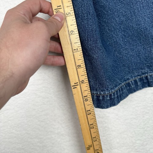 Vintage Y2K Unionbay Denim Cargo Shorts Zippers - Youth 14 - Fits Women - Picture 9 of 11