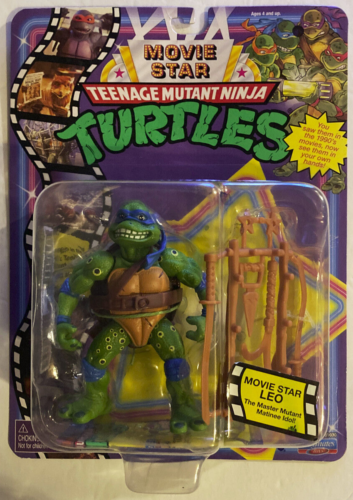 2023 Retro Playmates Teenage Mutant Ninja Turtles Movie Star Leo Leonardo New