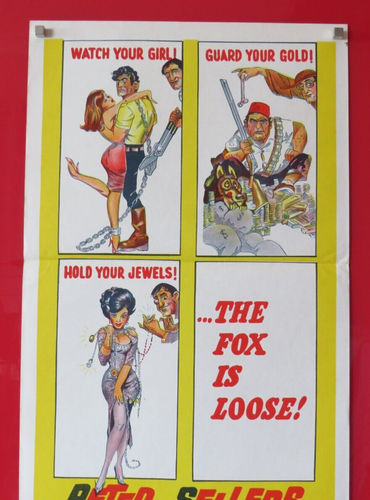 AFTER THE FOX ORIGINAL 1966 DAYBILL CINEMA MOVIE FILM POSTER Peter Sellers 60's - Picture 2 of 5
