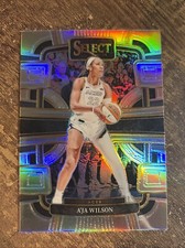 2024 Panini Select WNBA - Concourse Silver Prizm #86 A'ja Wilson